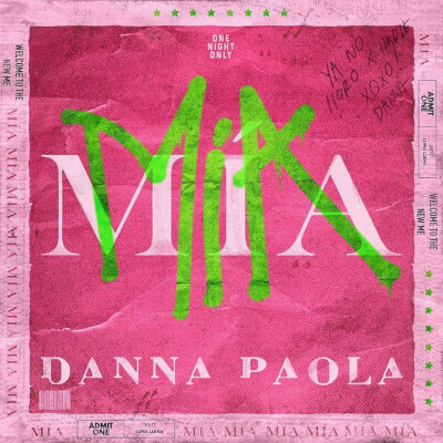 Imagen, foto o portada de MÍA de Danna Paola (Letra, Música)