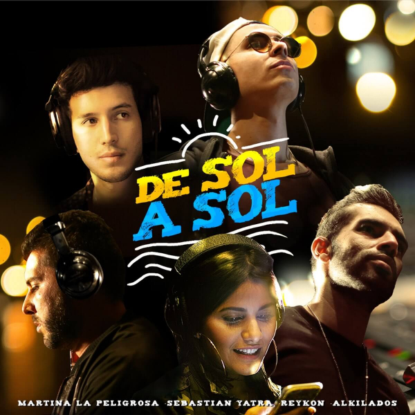 Imagen, foto o portada de Letra y música de «De Sol a Sol» (Reykon, Alkilados, Martina La Peligrosa y Sebastián Yatra)