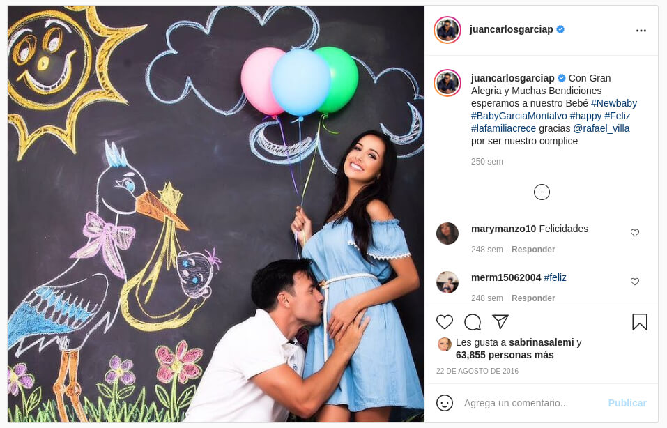 Imagen, foto o portada de Yuvanna Montalvo y Juan Carlos García embarazados