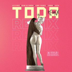 Imagen, foto o portada de Toda (Remix) (feat. Cazzu y Lyanno) de Alex Rose, Rauw Alejandro, Lenny Tavárez (Canción, 2018)