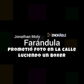 Imagen, foto o portada de Jonathan Moly prometió foto en la calle luciendo un boxer si ganaba el Madrid