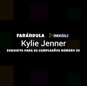 Exquisita Kylie Jenner para su cumpleaños número 20