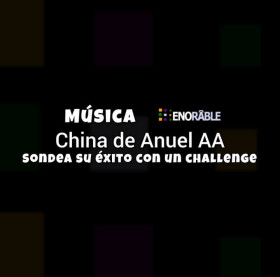 Imagen, foto o portada de Anuel AA sondea el éxito de «China» con un challenge