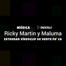 Ricky Martin lanzó el vídeoclip «Vente Pa' Ca» en compañía de Maluma