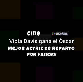 Imagen, foto o portada de Viola Davis gana el Óscar a Mejor Actriz de Reparto por Fances