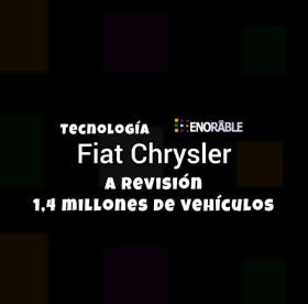 Fiat Chrysler llama para revisión a 1,4 millones de vehículos