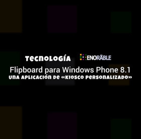 Imagen, foto o portada de Flipboard, es una aplicación de «kiosco personalizado» para Windows Phone 8.1